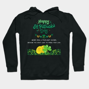 Happy St. Patrick Shamrock Shenanigans Irish Luck Hoodie